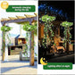 🌿 50% DE RÉDUCTION ☀️ Lampe suspendue solaire en herbe de Milan – Éclairage d'ambiance autonome & décoration extérieure – Naturelle, sans câble & parfaite pour jardin, balcon ou terrasse 🌙