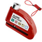 🔥PROMO 50% ! Antivol de disque avec alarme 110dB 🚨 Moto/Vélo, surface anti-coupure, longue durée des piles 🔒