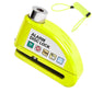 🔥PROMO 50% ! Antivol de disque avec alarme 110dB 🚨 Moto/Vélo, surface anti-coupure, longue durée des piles 🔒