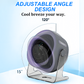 ☀️💥 Ventilateur USB portable écran LED 100 vitesses silencieux oscillant autonomie longue ✨