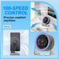 ☀️💥 Ventilateur USB portable écran LED 100 vitesses silencieux oscillant autonomie longue ✨