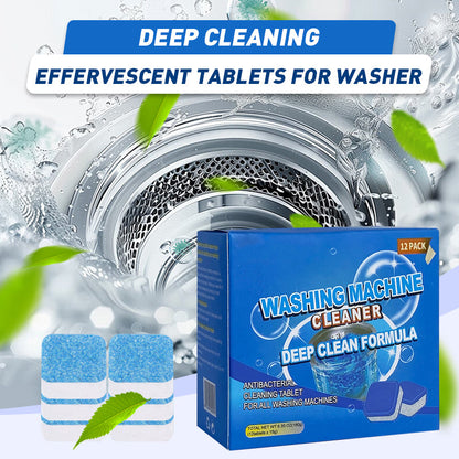 🧺🔬 Pastilles Effervescentes Nettoyage Profond • Pour Lave-Linge Impeccable 🛡️