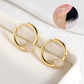 🥳SOLDES 2026🥳💞Plus de 50 000 exemplaires vendus !💥56 % de réduction ! 🔥 Boucles d'oreilles en cercle doré avec petite boule – Hypoallergéniques, éclat durable et idéales pour un usage quotidien 🌟