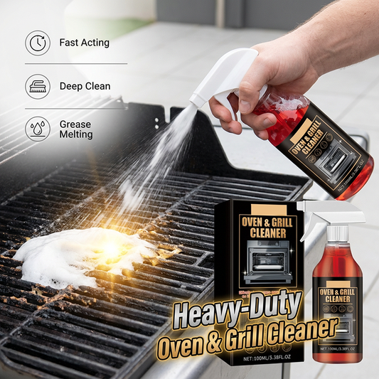 🔥🧴✨Spray Dégraissant Ultra-Puissant pour Barbecues et Fours – Action Rapide, Restaure la Brillance (100 ml)