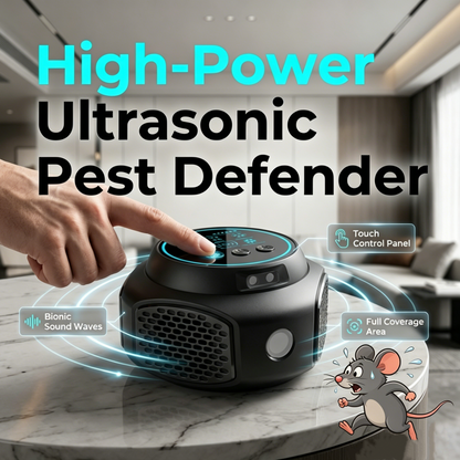 🐀💨 Répulsif Ultrasonique Haute Puissance – Sans Produits Chimiques 🛡️