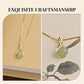 🔥‑50% de réduction ! Collier pendentif Jade de Hetian 💎 Élégance intemporelle, pierre naturelle, texture douce et lumineuse ✨