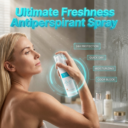 Déodorant anti-transpirant en spray, sans parfu