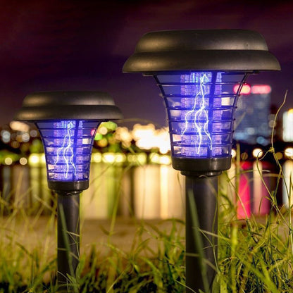 ✨Retour limité en été&Durée limitée 50% de réduction✨🚫🦟Solar Mosquito Zapper Lamp Stake