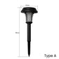 ✨Retour limité en été&Durée limitée 50% de réduction✨🚫🦟Solar Mosquito Zapper Lamp Stake