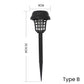 ✨Retour limité en été&Durée limitée 50% de réduction✨🚫🦟Solar Mosquito Zapper Lamp Stake