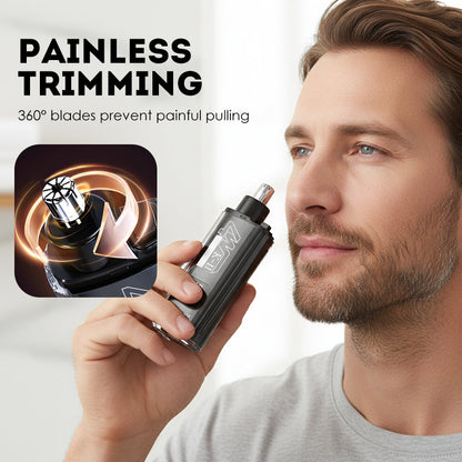 🔥⏰‑50% ! Tondeuse nez et oreilles avec affichage LED, précise et silencieuse pour homme