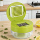 🧄🔪🍲 Offre limitée à moitié prix ! Mini hachoir à ail/presse-ail (avec boîte de rangement) 🌿✨