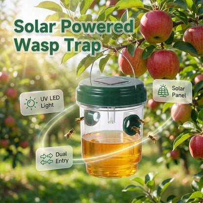 🐝🌿 Piège Suspendu à Énergie Solaire – Anti-Guêpes Efficace pour Jardin 🏡