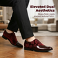 🌞Fris De Lente In Met 50% Korting!🤵Luxe Heren Contrast Dress Shoes - Hoogglans & Premium Textuur - Perfect voor Bruiloft & Gala - Ergonomisch Comfort - De Ultieme Statement-Schoen