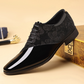🌞Fris De Lente In Met 50% Korting!🤵Luxe Heren Contrast Dress Shoes - Hoogglans & Premium Textuur - Perfect voor Bruiloft & Gala - Ergonomisch Comfort - De Ultieme Statement-Schoen