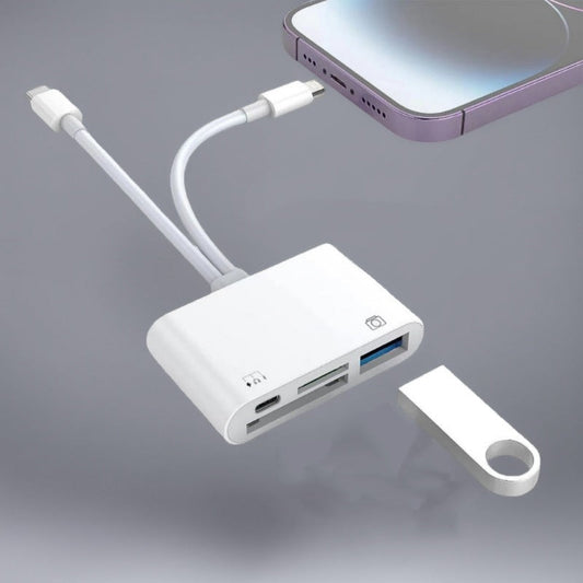 🔌 50% de réduction! 📱 Lecteur 5-en-1 pour Android – Double Adaptateur USB-C, Recharge Rapide & Synchronisation des Données ⚡