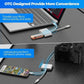 🔌 50% de réduction! 📱 Lecteur 5-en-1 pour Android – Double Adaptateur USB-C, Recharge Rapide & Synchronisation des Données ⚡