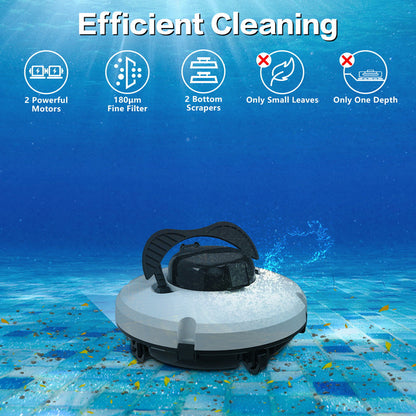 🤖🌊 PROMO FLASH 50% ! Robot de Piscine Sans Fil 28W – Aspiration Haute Puissance, Navigation Intelligente, Démarrage 1 Bouton, Panier Filtrant Amovible 🏊‍♂️