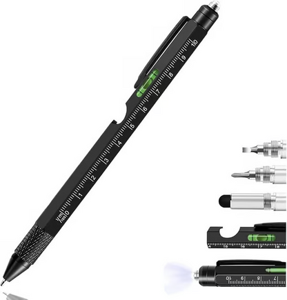 🔥⏰50% DE RÉDUCTION 🖊️ Stylo 9-en-1 multifonction, outil tout-en-un pour le bureau et les déplacements ✨