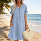 🍂🌸 Offre à durée limitée : 50 % de réduction ! Robe ceinturée à col en V et poches 🧣