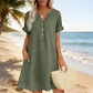🍂🌸 Offre à durée limitée : 50 % de réduction ! Robe ceinturée à col en V et poches 🧣
