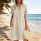🍂🌸 Offre à durée limitée : 50 % de réduction ! Robe ceinturée à col en V et poches 🧣