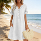 🍂🌸 Offre à durée limitée : 50 % de réduction ! Robe ceinturée à col en V et poches 🧣