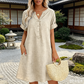 🍂🌸 Offre à durée limitée : 50 % de réduction ! Robe ceinturée à col en V et poches 🧣