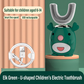 🦷✨ Brosse à Dents Électrique Automatique Enfant | Design Original & Doux 💫