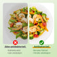 🔥-50% DE RÉDUCTION✨Couvercle élastique alimentaire 100pcs🥗Qualité alimentaire, antibactérien, conserve vos restes