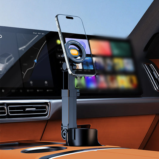 🥤📱 PROMO Support 2-en-1 auto magnétique N52 rotatif 360° ✨
