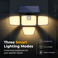 💡🔦 Lampe murale extérieure sans fil détecteur de mouvement, étanche IP65, autonomie 8h garage et entrée