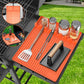 🌞Soldes d'été : 50 % de réduction🔥Tapis de cuisson en silicone avec bac d'égouttage