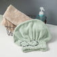 🛁💧 Turban cheveux tendance, douceur de la polaire corail