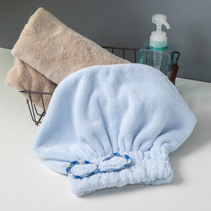 🛁💧 Turban cheveux tendance, douceur de la polaire corail