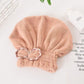 🛁💧 Turban cheveux tendance, douceur de la polaire corail