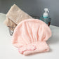 🛁💧 Turban cheveux tendance, douceur de la polaire corail