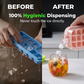 💧🧊 Bouteille à cocktail double fonction avec moule à glaçons intégré | Sans BPA, en silicone sûr, idéale pour le sport et les voyages ✅
