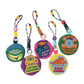 ⏳👜 PROMO ! Pendentif sac maille tressée multicolore tendance ✨