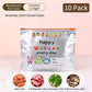 ⏳🥡 PROMO ! Sachets aluminium refermables réutilisables (10 pièces) ✨