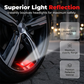 💠🚘 Décoration jante haute visibilité pour conduite nocturne