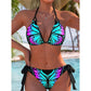 🔥 50 % DE RÉDUCTION · Ensemble bikini dos nu papillon éclatant ✨