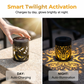 ☀️🌿 PROMO ! Lampe solaire extérieure décorative à projection d'ombres ✨