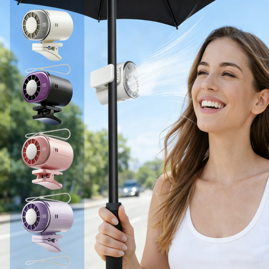 Ventilateur à pince | Puissant et portable, pour rester au frais cet été ✅ Technologie de refroidissement haute performance