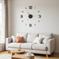 ⏰✨ Kit d'horloge murale 3D lumineuse en acrylique à monter soi-même, facile à poser pour une décoration unique 🏠🖼️