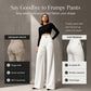 👖🔥 PROMO Pantalon femme taille haute jambe large fluide confortable été et quotidien ✨