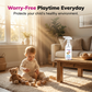 🧸🔥 PROMO Spray nettoyant pour jouets avec éponge inclus sans produit toxique ✨