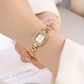 📢📢50% DE RÉDUCTION !! ⏰Montre Bracelet Cordon Carré à Quartz pour Femme
