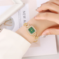 📢📢50% DE RÉDUCTION !! ⏰Montre Bracelet Cordon Carré à Quartz pour Femme