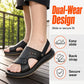 👡🔥 -50% Sandales cuir véritable homme 2 en 1 semelle souple confort plage et sortie estivale décontracté ✨